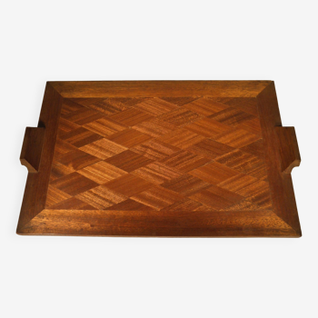 Art Deco marquetry tray 47 x 30