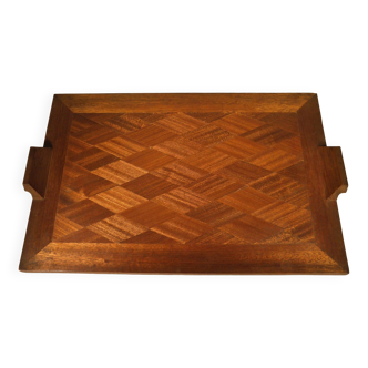 Art Deco marquetry tray 47 x 30