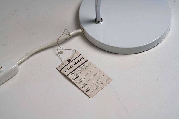 Lampe de table arc en chrome par Cosack