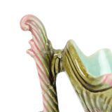 Antique Blue Art Nouveau Vase Rococo Style 38cm