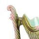 Vase Art Nouveau bleu antique style rococo 38 cm
