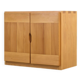 Solid pine sideboard by Maison Regain, 1970s.