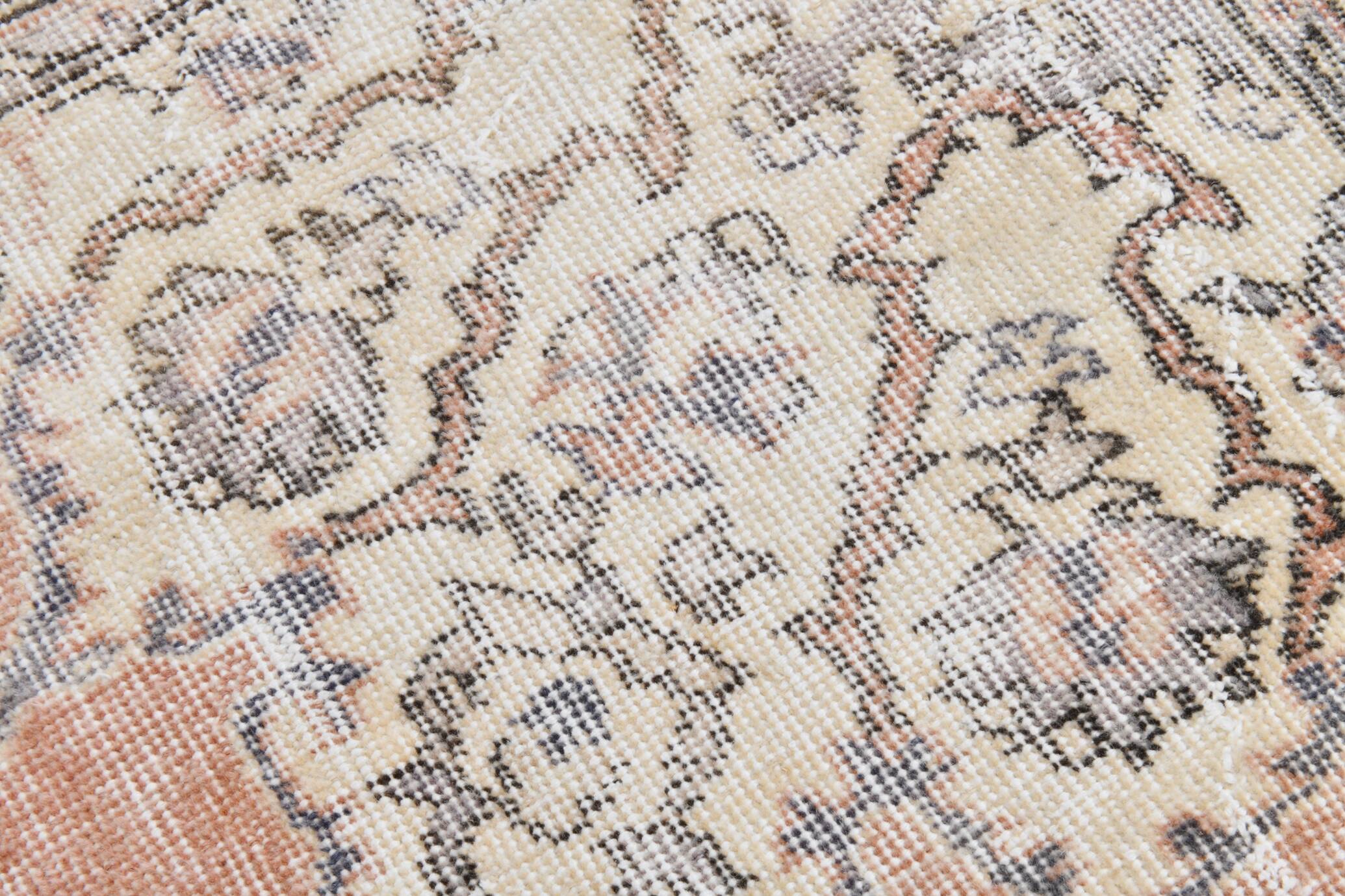 6x10 Soft Pastel Vintage Area Rug 198x303Cm SK 20973