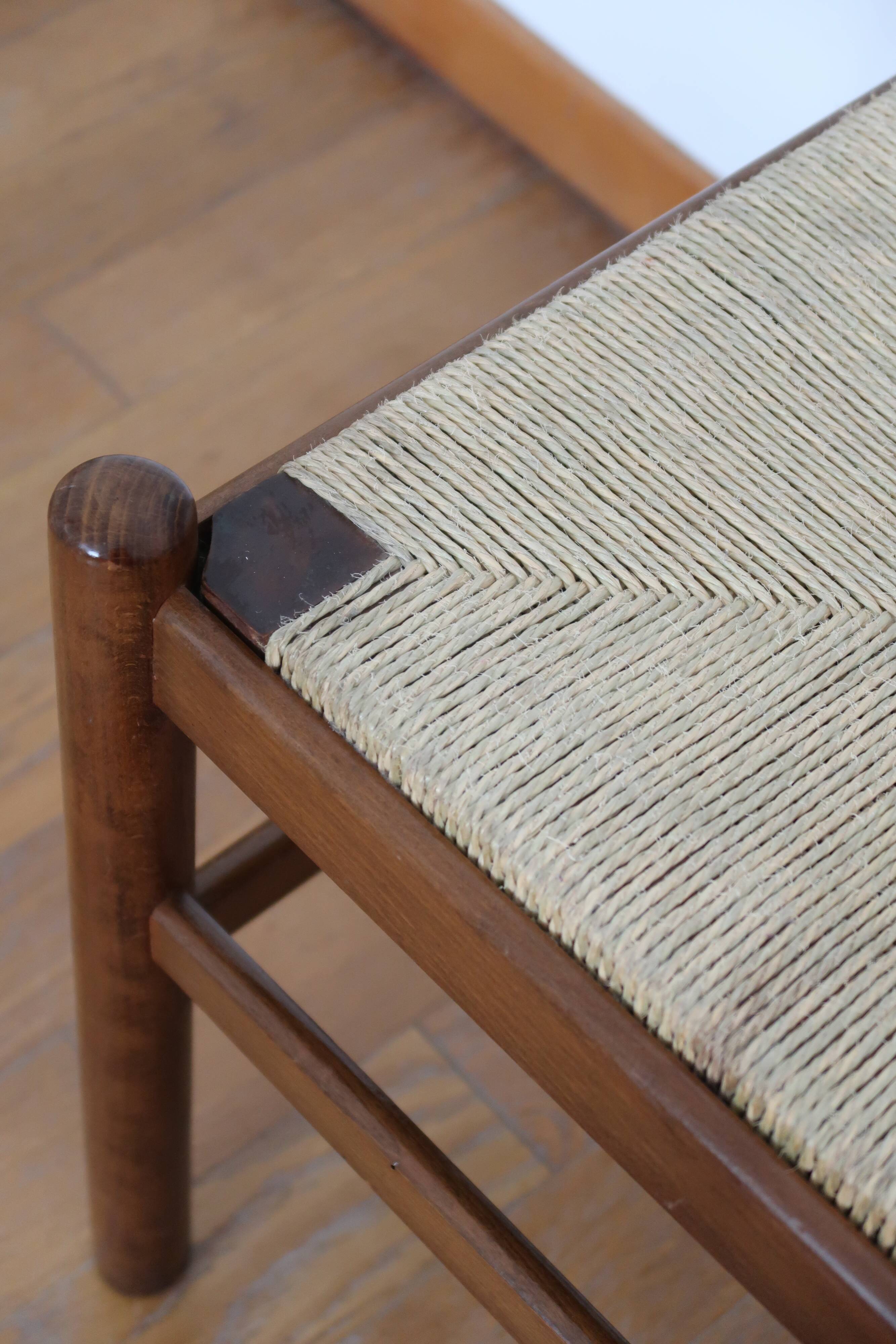 Pair of mulched bistro chairs