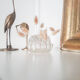 Vintage glass flower pick VMC Reims