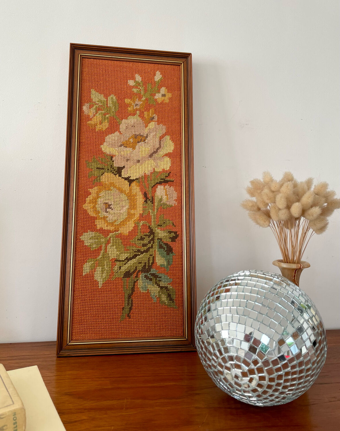 Frame canvas vintage flowers