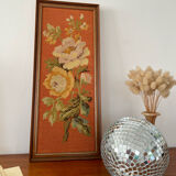Frame canvas vintage flowers