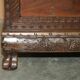 Antique Chinese commode hand-carved circa 1890 with detailed handles.