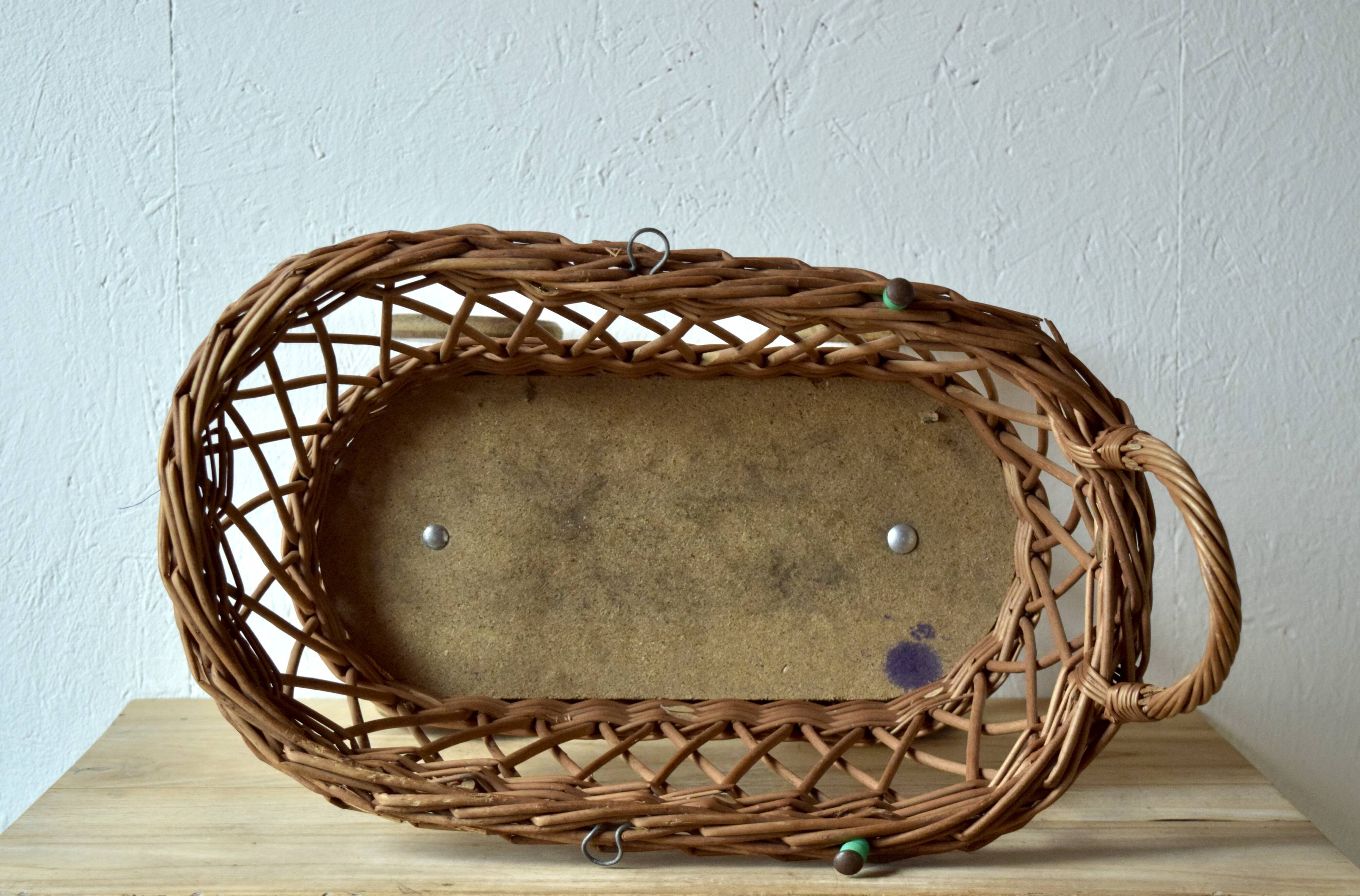 Old dolls pram - wooden wheels