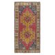 Vintage Turkish Oriental Rug. 100% Wool. Unique Hand Knotted Village Rug