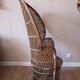 Fauteuil Emmanuelle peacock
