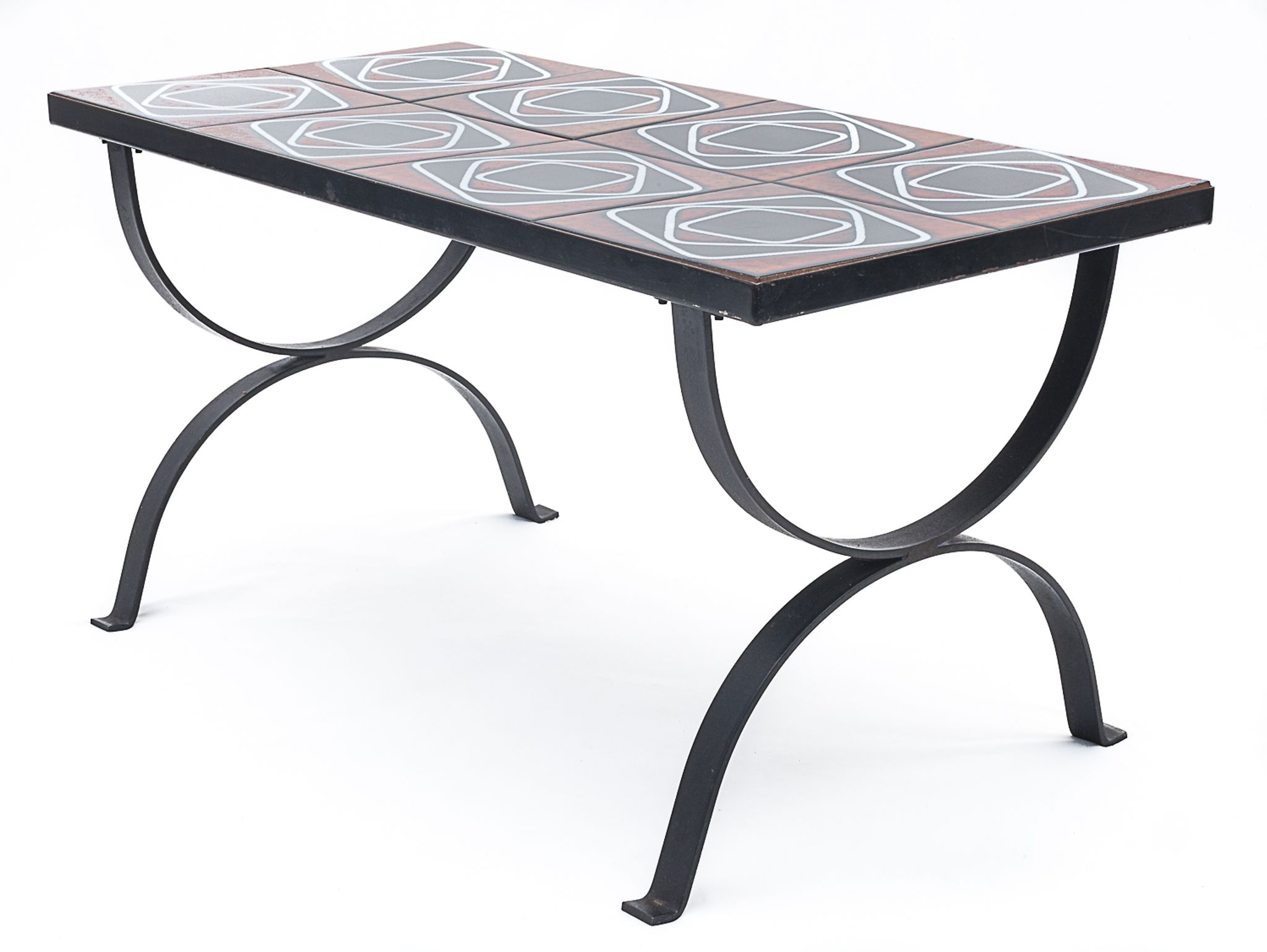 Wrought iron coffee table