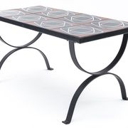 Wrought iron coffee table