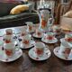 Service Winterling 70s – flamboyant floral orange décor