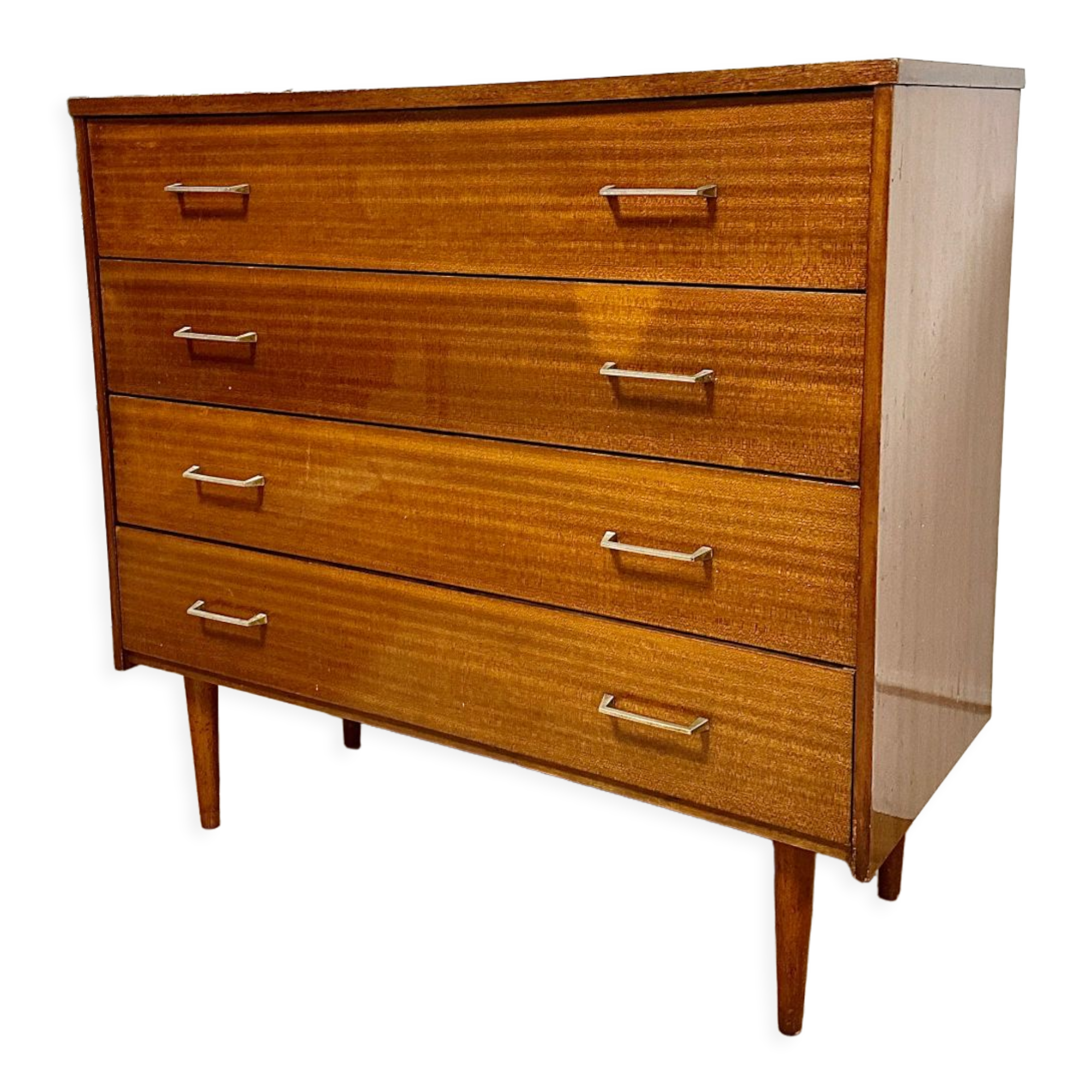 Vintage chest of drawers bobbin feet