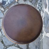 Wooden saddle column