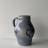 West Germany blue carafe H19.5