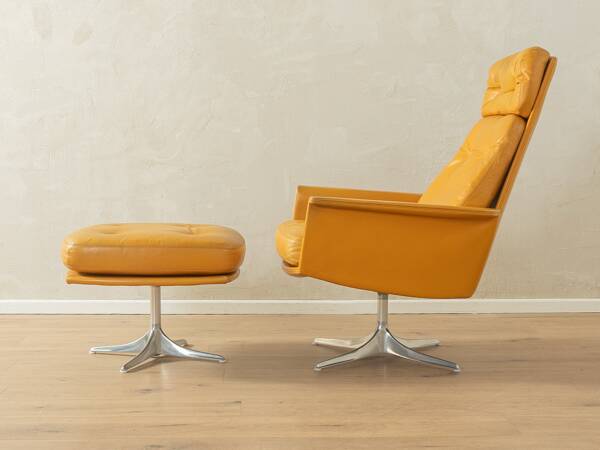 Fauteuil SEDIA avec repose-pieds par Horst Brüning pour Cor, années 1970.