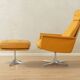 SEDIA armchair with footstool by Horst Brüning for Cor, 1970s