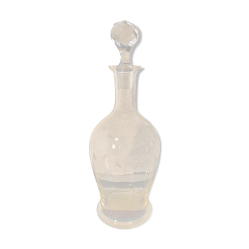 Ancien carafe cristal ciselé
