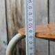 Vintage industrial chair Tubax in wood and metal