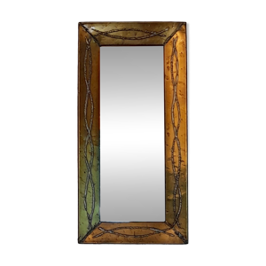 Miroir brutaliste en - jean