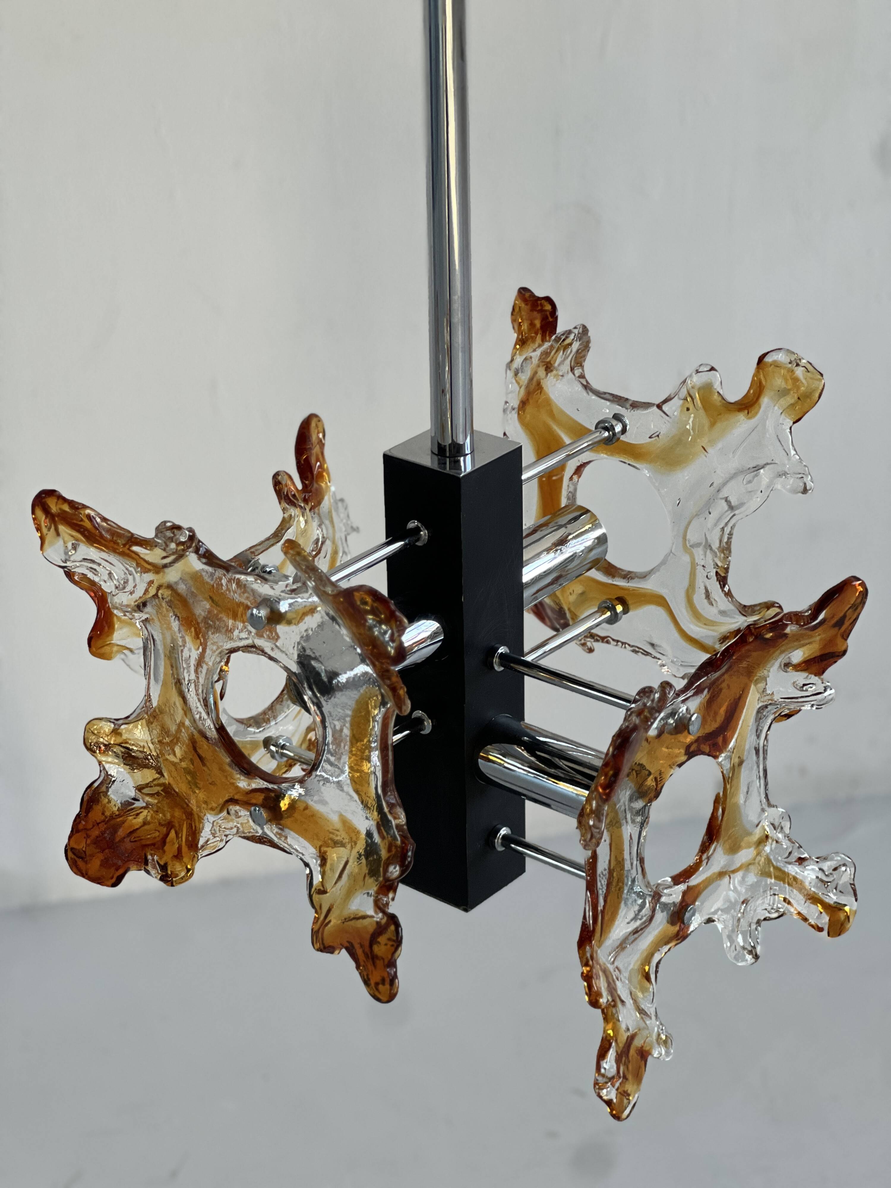 Mazzega Ceiling Lamp, Italy, 1970's