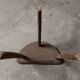 Tabouret en bois tripode de traite