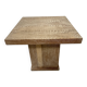 Art Deco coffee table in limed oak, 20th century