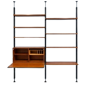 Wall Library or Floor/Ceiling in Rosewood