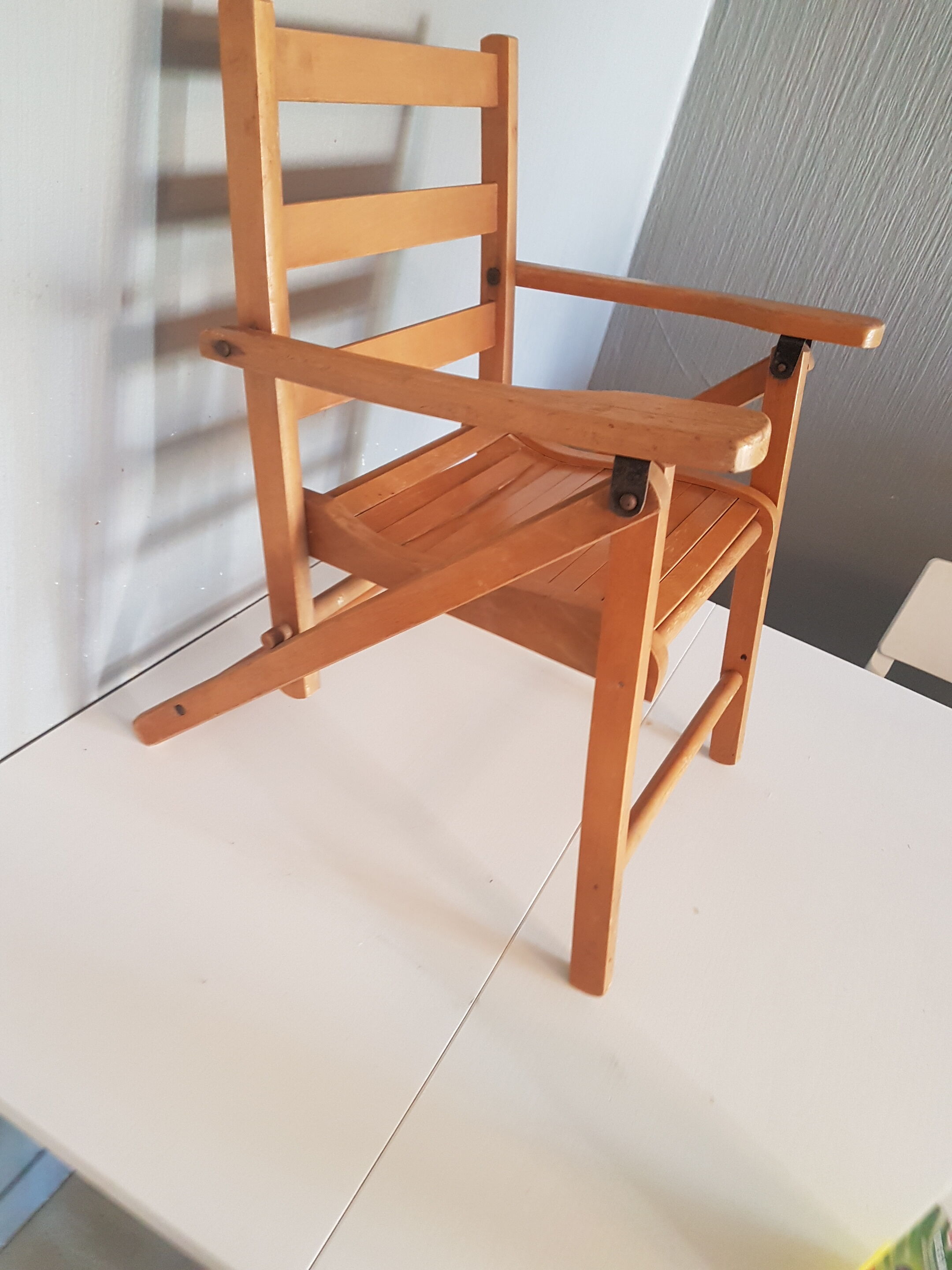 Chair folding child vintage
