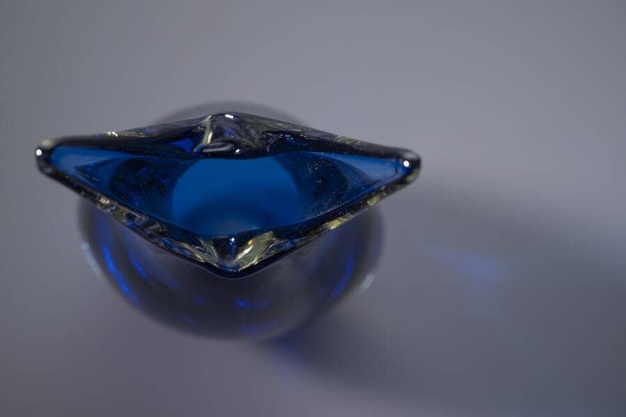 Murano Sommerso vase vintage Italy