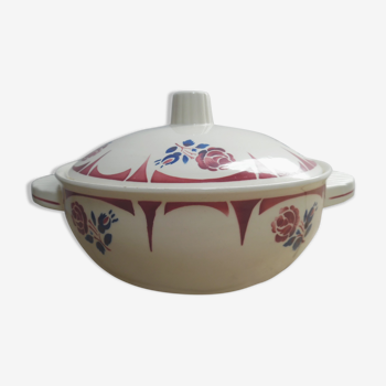 Soup tureen a half badonvillers porcelain