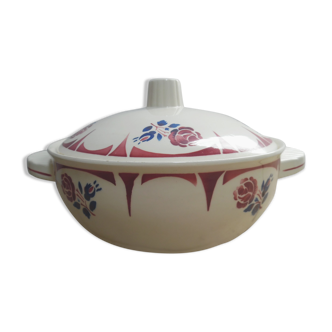 Soup tureen a half badonvillers porcelain