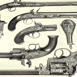Piero Fornasetti, 'Guns' Tray, Atelier Fornasetti, ca. 1960