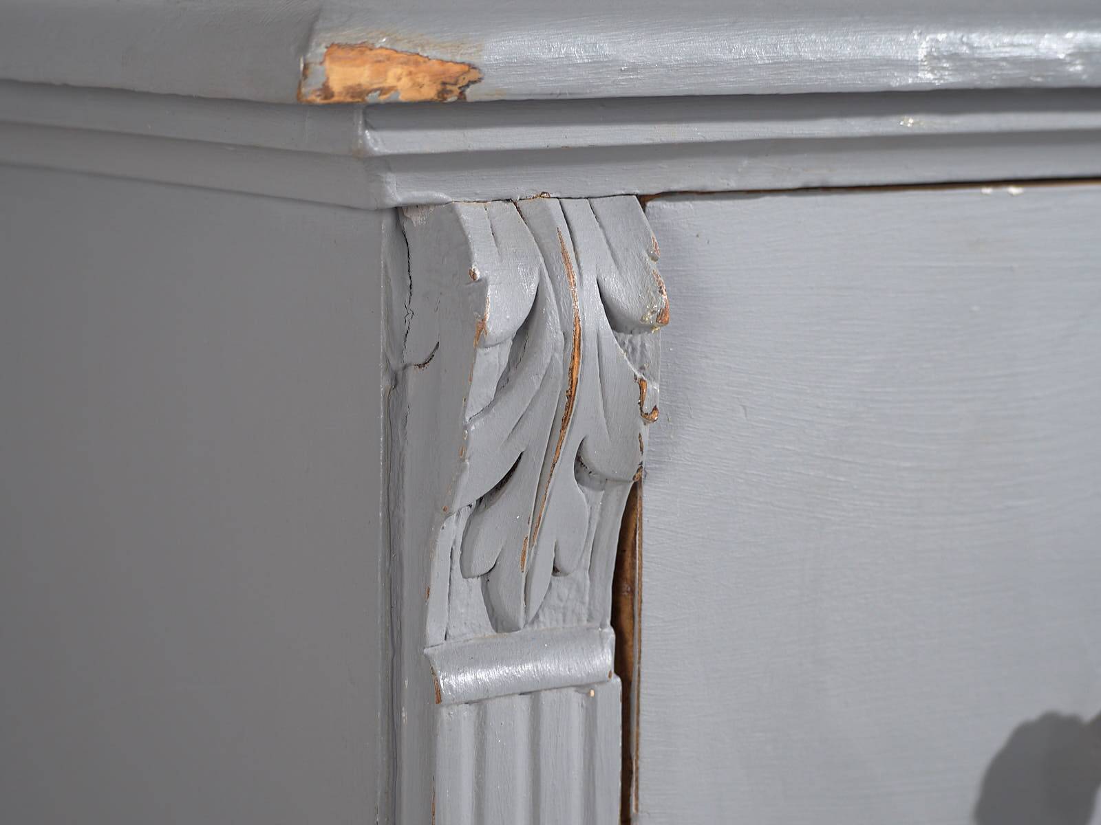 Antique grey chest of drawers (c.1920) #19