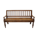 Settle in solid beech