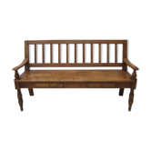 Settle in solid beech