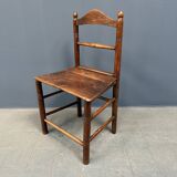 Set of six old English kitchen chairs