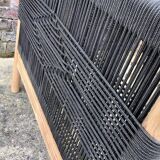 Teak and rope garden armchair, Odette khaki/ecru La Redoute Interiors