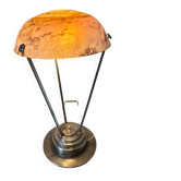 Large art deco mushroom lamp 1930 - jean noverdy - 60cm
