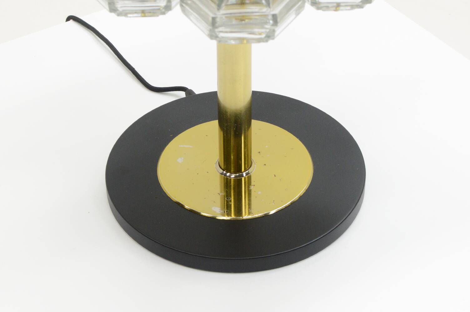 Very Rare table lamp by VEB leuchtenbau Leipzig, 1960s Germany.