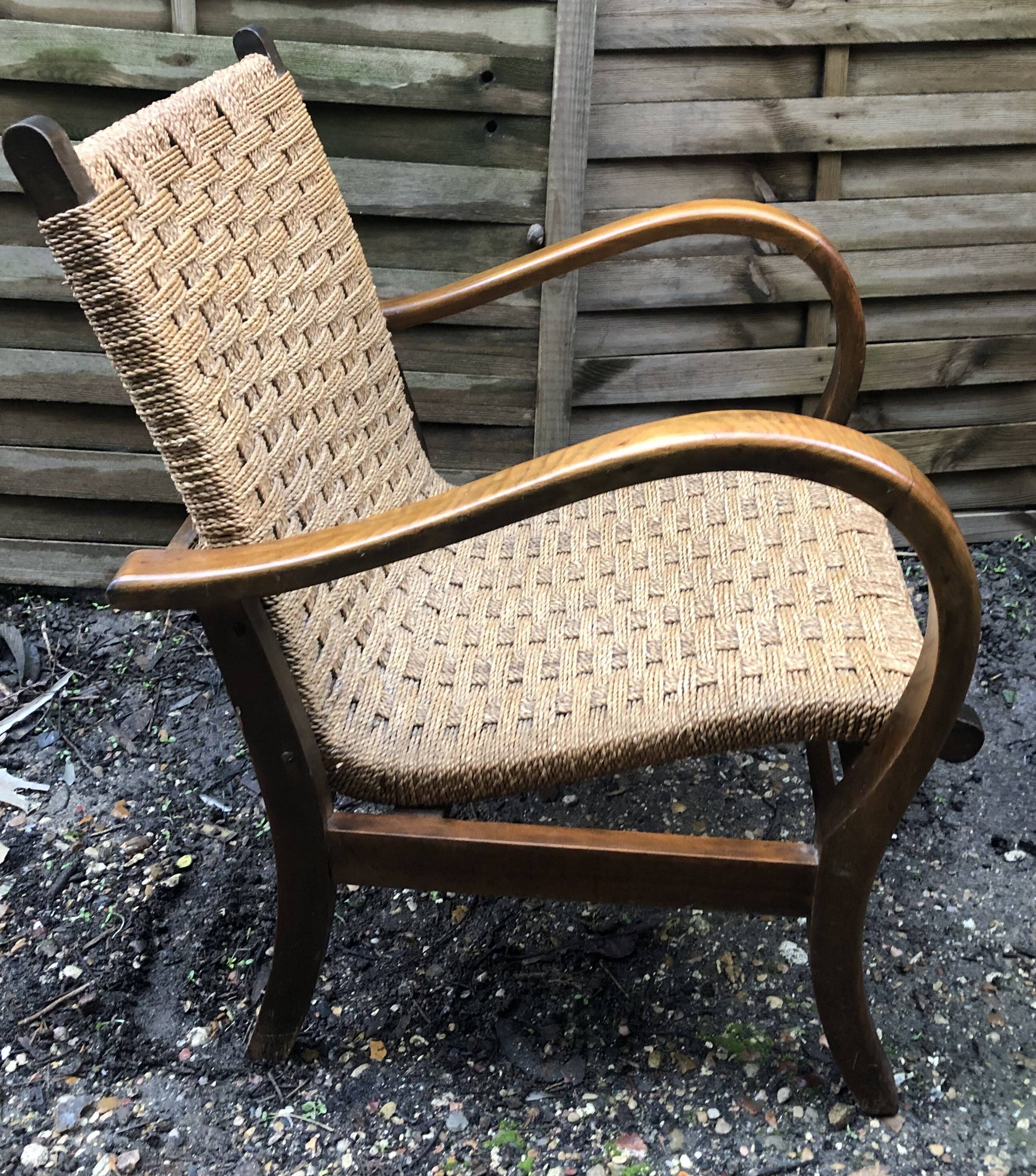 Art Deco armchair Erich Dieckmann 1930s/40s Bauhaus