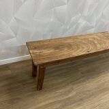 Solid wood unit bench