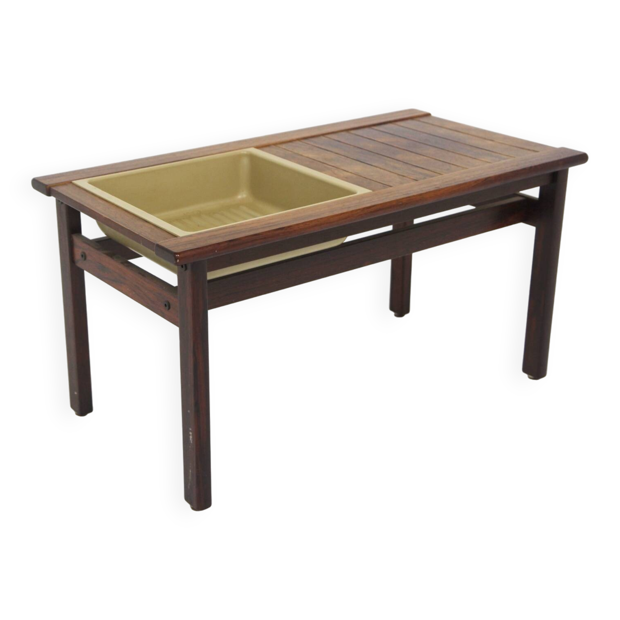 Scandinavian rosewood indoor planter, Sweden, 1960