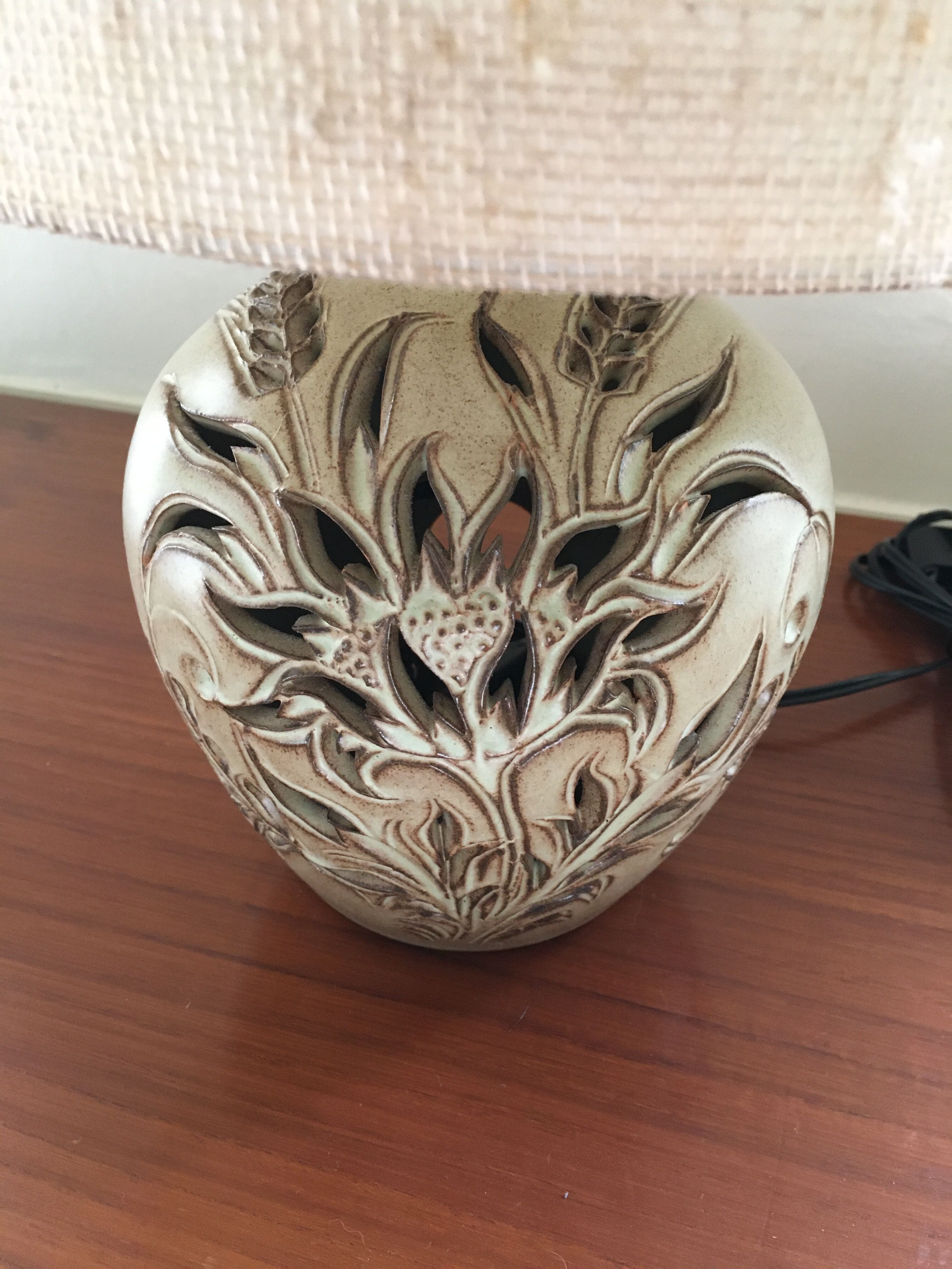 Fonck lamp and Matéo Vallauris ceramic open