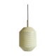 Hanging lamp yellow globe chiseled