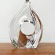 French glass table lamp from the mid-century by Daum, 1960s.