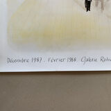 Exhibition poster Sempé 1987