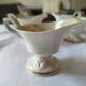 Luxury service of 16 pieces in pearlescent art porcelain - Signed DR PERLA, 1991